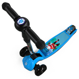 Kids Mini Scooter for Boys & Girls Kick Light Up 3 Wheel Adjustable Folding Bar