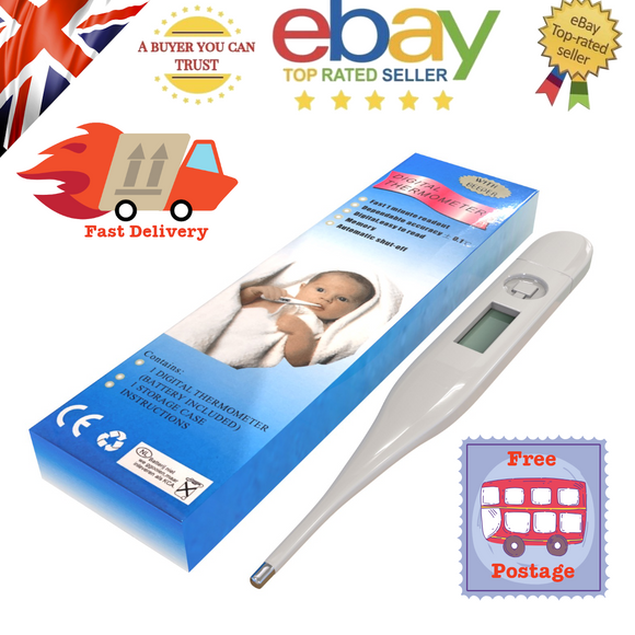 Thermometer for Adults and Kids Digital LCD Baby Body Thermometers for Mouth