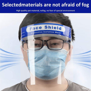 Safety Face Shield Reusable Full Face Transparent Breathable Visor Windproof Dustproof Hat